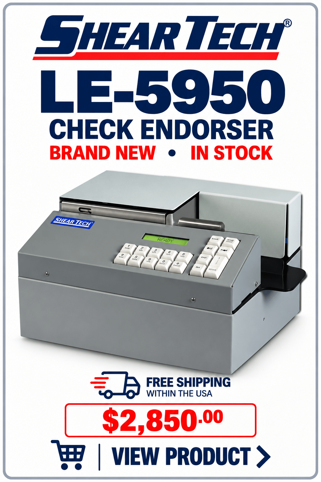 Shear Tech LE-5950 Check Endorser
